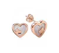 Radley Ladies Rose Gold Madreperla Cuore Orecchini RYJ1066