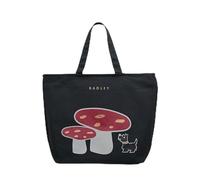 RADLEY London - Borsa da donna in cotone riciclato, motivo: funghi, colore: verde
