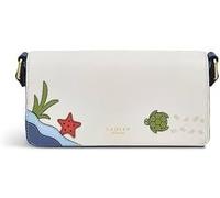 RADLEY London Seas The Day - Borsa a tracolla da donna, piccola, in pelle, con patta, colore: crema