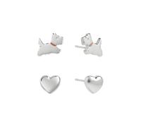 Radley Orecchini Scottie Dog placcati in argento Confezione doppia RYJ1539S