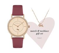 RADLEY Orologio da donna analogico al quarzo con cinturino in pelle RY21560A-SET, Lampone