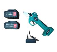 RaDò Forbice da Pota a Batteria Brushless 21V - Taglio 40 mm - 2 Batterie + Caricatore - Display LCD - Potatore Professionale