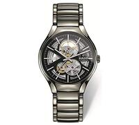 Rado Men's True Open Heart 40mm Grey Ceramic Band & Case Automatic Skeleton Dial Analog Watch R27510152