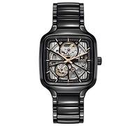 Rado Orologio da uomo a cuore aperto automatico True Square, nero, Avant Garde