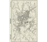 Radom Poland Map Journal: Vintage Map Notebook