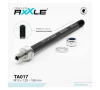 Radoxx Asse Passante M12x1.25 180 Mm Black / Silver