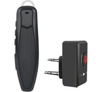 radtel Talkie Walkie Bluetooth Headset PTT earpiece Handfree Wireless Headphone Mic Compatible with BaoFeng UV-5R BF-88E Quansheng UV-K5 RT24 Kenwood RT-490 RT-470X Two Way Radio (Updated)