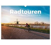 Radtouren - Weil Fahrrad fahren das schönste ist. (Wandkalender 2026 DIN A3 quer), CALVENDO Monatskalender: Tauche ein in die Welt der Fahrräder und komm mit auf eine bezaubernde Reise.