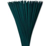 Radworx Bastoncini di supporto per piante - Confezione da 50 bastoncini di bambù da 60 cm - Canne resistenti alle intemperie per fiori - Canne in legno da 24 pollici per casa o giardino - Ideali per