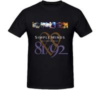 Rae Jane Simple Minds Glittering Prize 8192 Men Graphic Tee Shirts Black M
