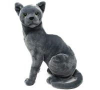 Rae The Russian Blue Cat - 12 Inch Stuffed Animal Plush Gray Cat - by Tiger Tale Toys