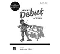 Rae: Violin Debut-12 Easy Pieces for Beginners ( Piano Accompaniment )