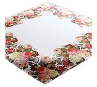 Raebel - Centrotavola - motivo rose - (85 x 85 cm)
