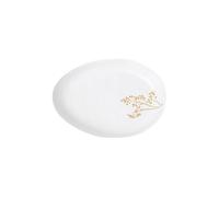 RAEDER Ciotola RAMO DORATO 19,8x14cm Bianco bianco