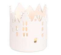 Räder Città Light 90340 - Piazza del municipio, in porcellana non smaltata, colore: bianco, dimensioni: 9 x 8 cm