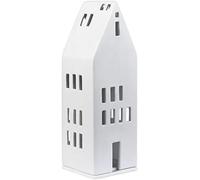 Räder Design - Lanterna a forma di casetta con grandi finestre in porcellana, altezza 22,2 cm
