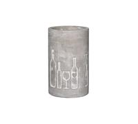 RAEDER Flaschenkühler aus Beton 21cm Flasche und Glas grigio