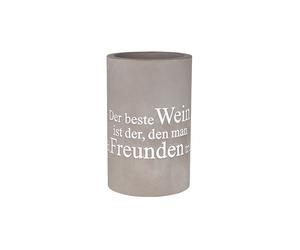 RAEDER Flaschenkühler BETON 21cm Il vino migliore grigio