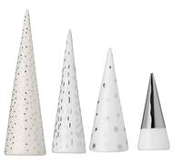 räder GmbH Piccola foresta invernale, set da 4 pezzi con argento