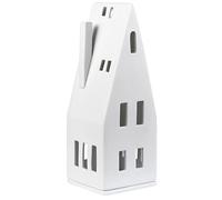 Räder Lichthaus - Tetto a punta in porcellana, 20 cm, colore: Bianco