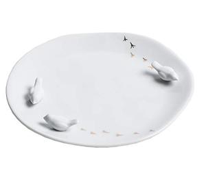 Räder Porcellana piatti uccelli