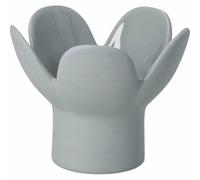 Räder Portacandele fiore grigio
