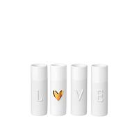 Räder - Set di 4 mini vasi Love