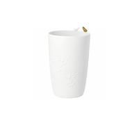 RAEDER Vaso GOLDVOGEL GRANDE 18,6 cm bianco