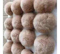 RAEF 25 Pezzi Pom Pom in Finta Pelliccia di Coniglio 6 cm 8 cm Palline di Pompon Soffici in Peluche Artificiale per Cappelli Fai da Te Guanti Portachiavi Pendenti e ciondoli Forniture per Cucire