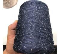 RAEF 500g Estate Ghiaccio Seta Paillettes Filato Speciale Linea Mercerizzata Fai da Te 2mm Paillettes Filati per Maglieria A Mano Filo Bambola Maglione Linea di Lavoro a Maglia