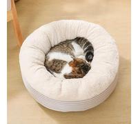 RAEF Caldo Lettino per Gatti, Letto Rotondo per Gatti, Tappetino per Dormire, Cuscino per Animali Domestici, Guscio per Nido per Cani di Piccola Taglia