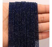 RAEF Perline 2mm Pietre semipreziose Naturali Spinello Perlina Allentata Verde Scuro per Gioielli da Donna Collana Braccialetto Fai da Te 38cm