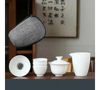 RAEF Servizio in Porcellana Gaiwan Tazze da tè Tazza di tè Cerimonia Teiera Cinese Portatile Kung Fu Set da tè da Viaggio Tazza da tè in Ceramica con Filtro