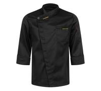 Raenseen Adult Uomo Donna Giacca da Chef Divisa Chef Camicia da Cuoco Maglietta da Lavoro Cameriere Camicia da Cucina Pizzeria Hotel Panetteria Ristorante Mensa