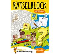 Rätselblock ab 8 Jahre - Band 2: Bunter Rätselspaß für Kinder - Labyrinth, Bilderrätsel, Fehlersuche, knobeln und logisches Denken fördern: 639