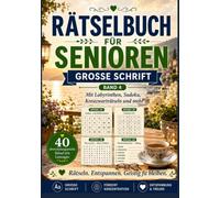 Rätselbuch für Senioren: Große Schrift