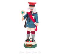 Räuchermann Capostazione BxHxT 9 Cm X 26 Cm X 10 Cm NUOVO Erzgebirge Rauchmann