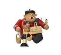 Räuchermann Kantenhocker Korbhändler BxTxH= 13x13x15cm NEU Fumare Figura Di Fumo