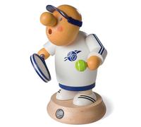 Räuchermann Müllerchen® Giocatore Di Tennis 12x16 Cm NUOVO Figura Di Fumo