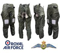 RAF Combattente Pilota Anti G Pantaloni Full Copertura Beaufort Fcagt con Zip