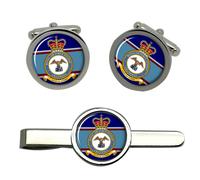 Raf Station Cranwell Gemelli E Fermacravatta Set