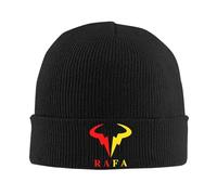 Rafa Knit Cappello retrò Caps Uomo Donna Sport all'Aria Aperta Beanie Cappelli Autunno Grafico Termico Elastico Bonnet Cappelli