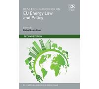 Rafael Leal-Arca Research Handbook on EU Energy Law and Polic (Copertina rigida)