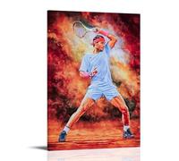 Rafael Nadal, poster decorativo da parete, per soggiorno, camera da letto, decorazione moderna per camera da letto, 20 x 30 pollici (50 x 75 cm)