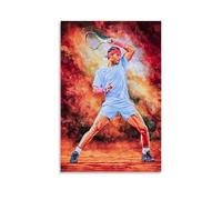 Rafael Nadal, poster decorativo da parete, per soggiorno, camera da letto, decorazione moderna per camera da letto, 20 x 30 cm
