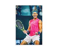 Rafael Nadal, poster spagnolo e atleti di tennis, pittura su tela, stampa artistica da parete, stampa a scorrimento, decorazione per pareti del soggiorno, 40 x 60 cm