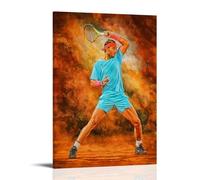 Rafael Nadal Tennis Player Color Art - Stampa da parete, decorazione moderna per camera familiare, 40 x 60 cm