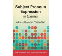 Rafael Orozco Subject Pronoun Expression in Spanish (Tascabile)