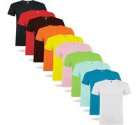 Rafasshop Pack 10 Magliette Manica Corta Uomo Roly Beagle 100% Cotone Maglietta Intima, Abbigliamento Uomo, Maglietta Bianca, Pack Magliette Uomo, Multicolore 3, S