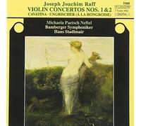 Joseph Joachim Raff Joseph Joachim Raff: Violin Concertos Nos. 1 & 2 (CD) Album